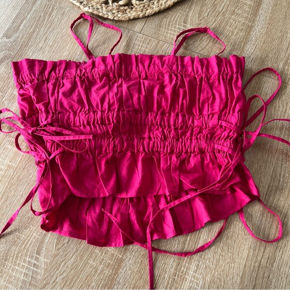 Free People Gabi Tube Top in Pink - Picture 5 of 7